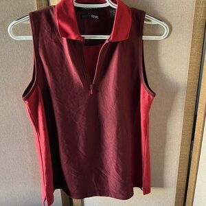 FINAL MARKDOWN Aureus 1/4 zip Polo Shirt medium